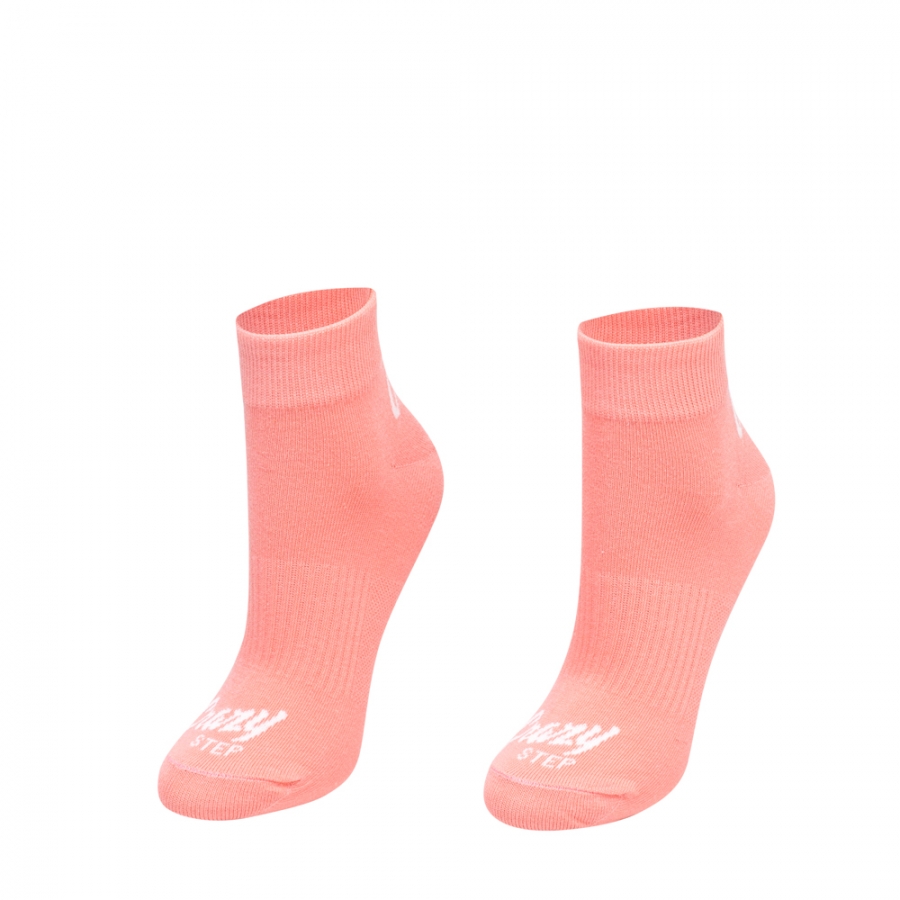 Športové členkové ponožky ružové/coral